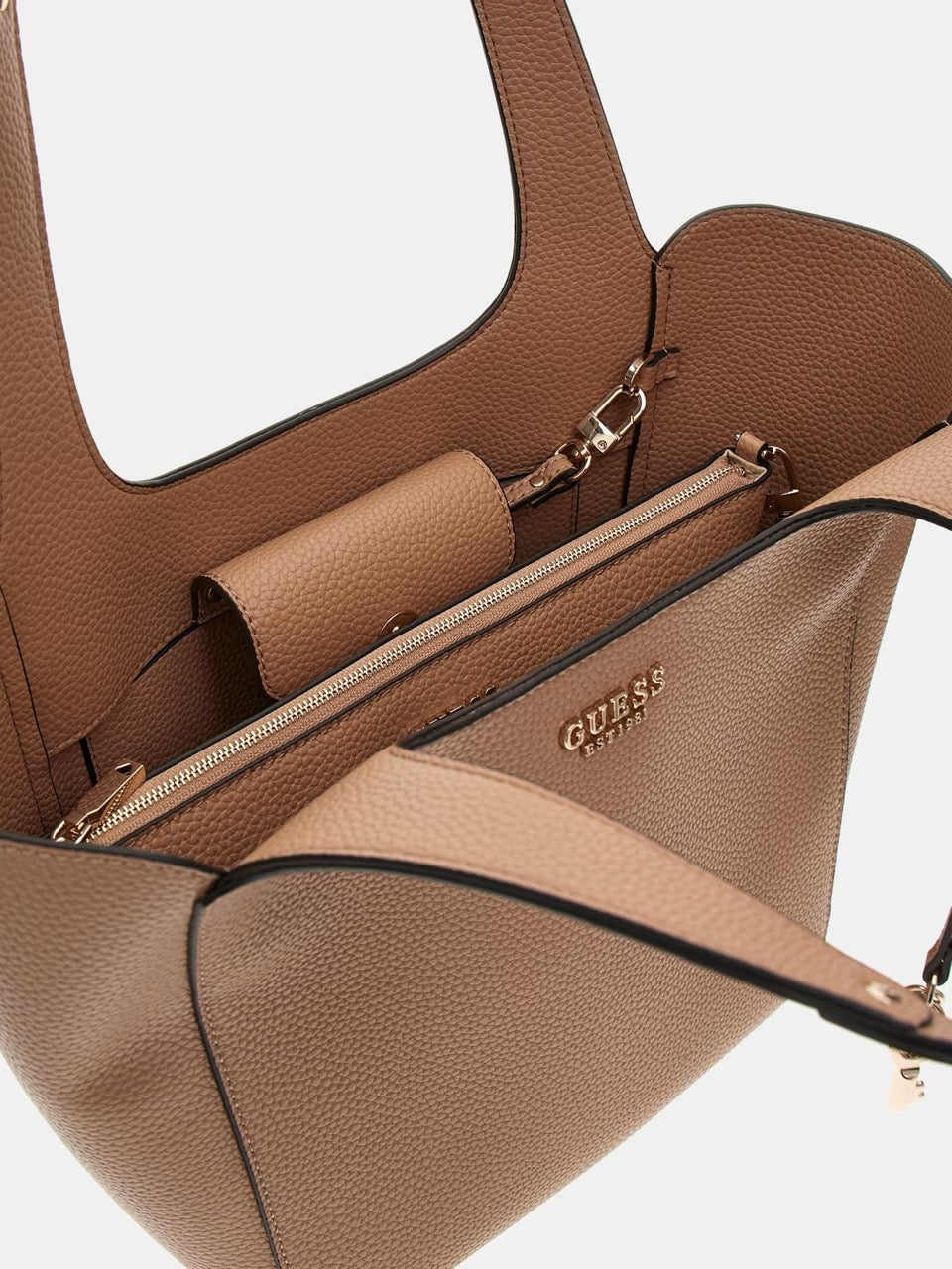 SHOPPER HELINA CON POCHETTE BEIGE GUESS