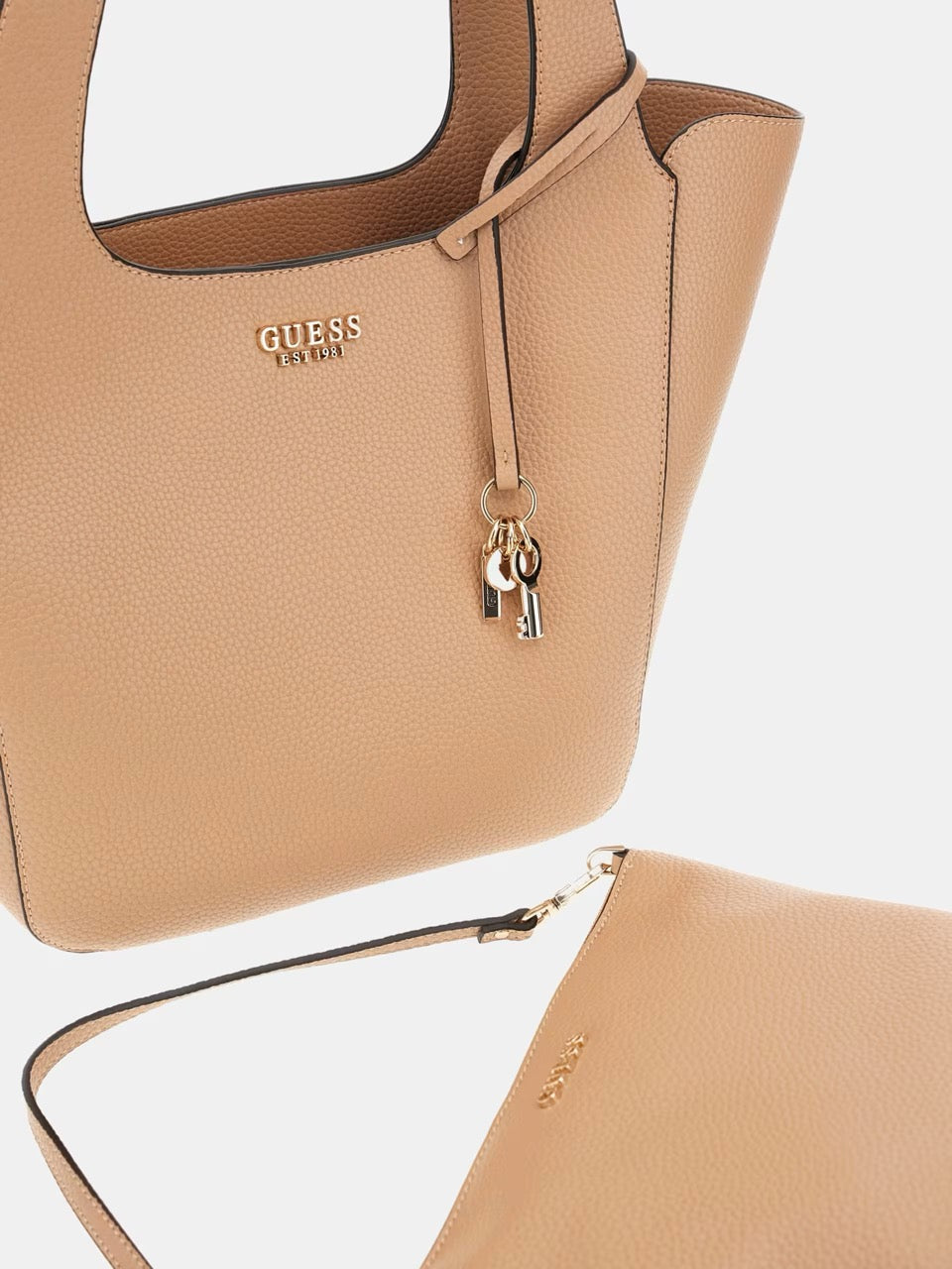 SHOPPER HELINA CON POCHETTE BEIGE GUESS