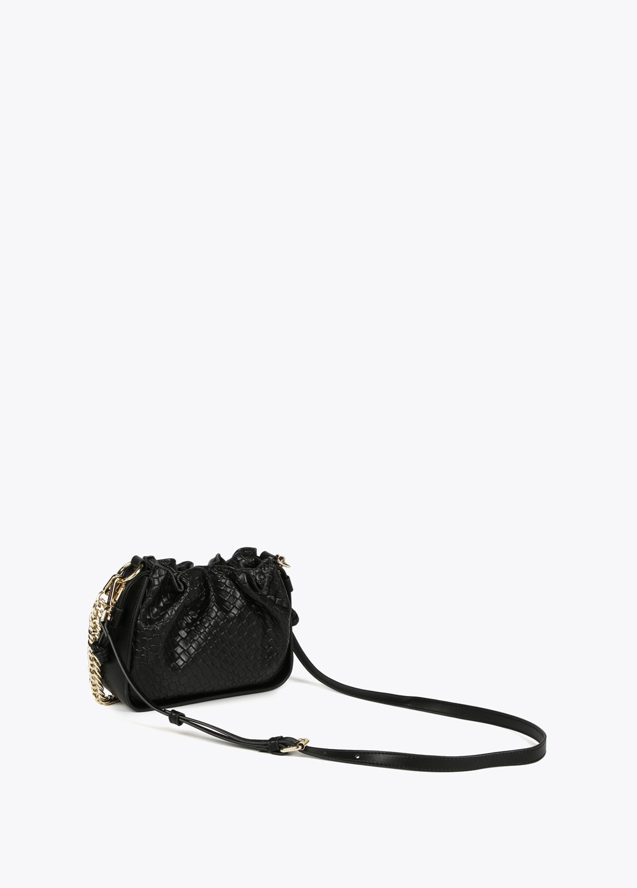 BOLSO BANDOLERA TRENZADA CON CADENA