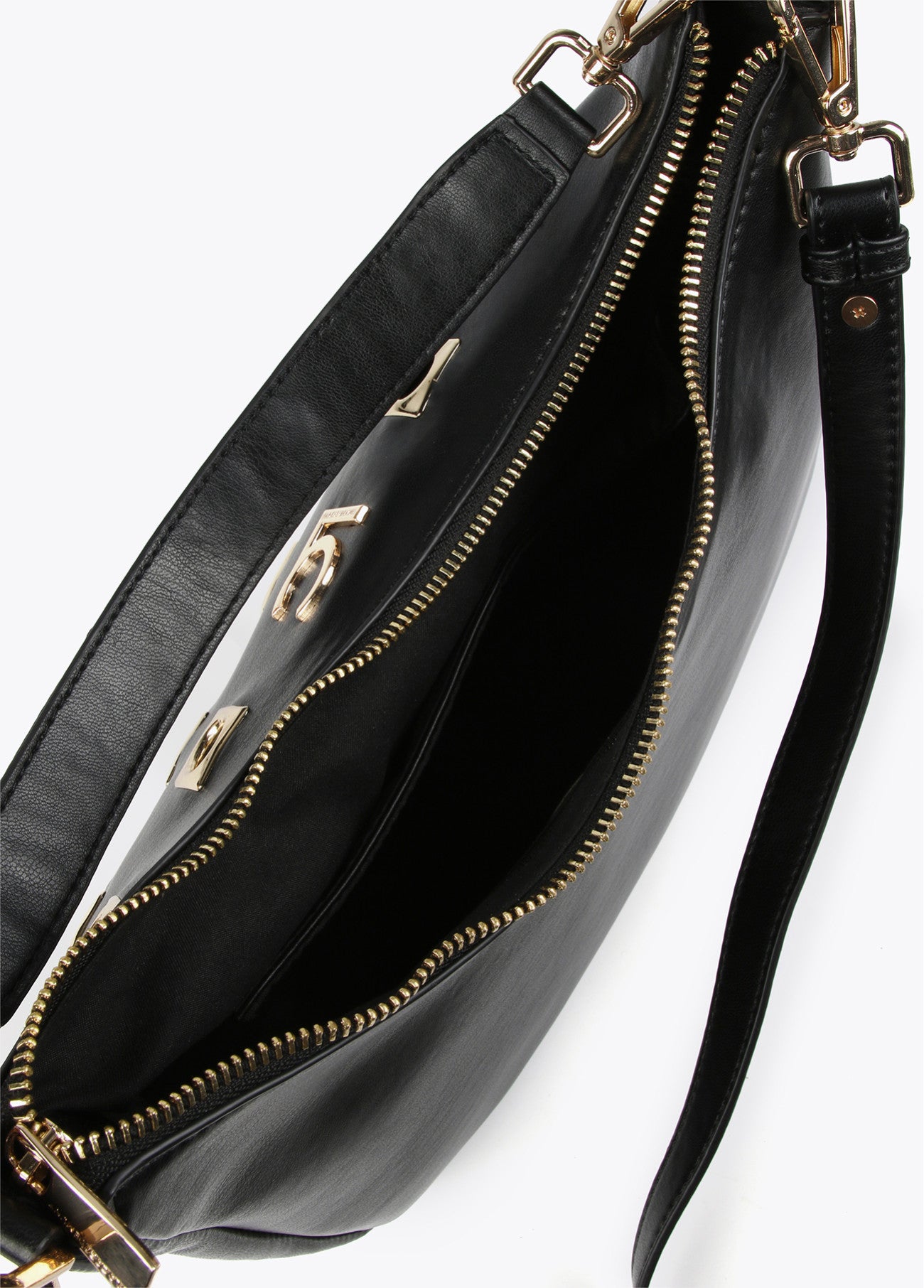 BOLSO DE HOMBRO CON OJALES METÁLICOS CUADRADOS