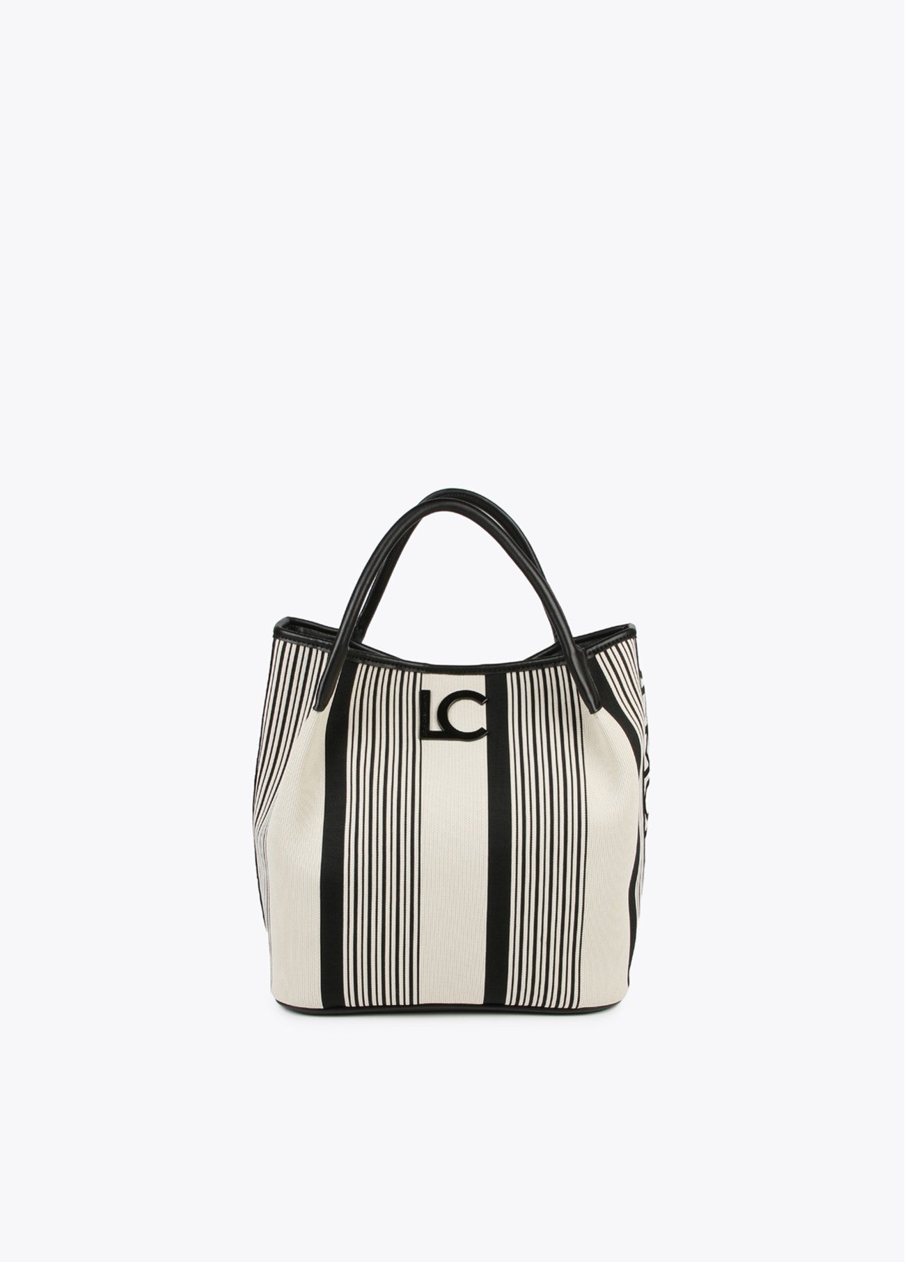 BOLSO SHOPPER EN CANVAS CON BANDOLERA