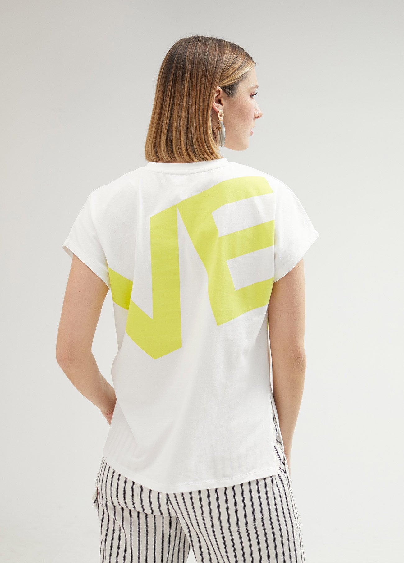 CAMISETA MANGA CORTA LOVE AMARILLO