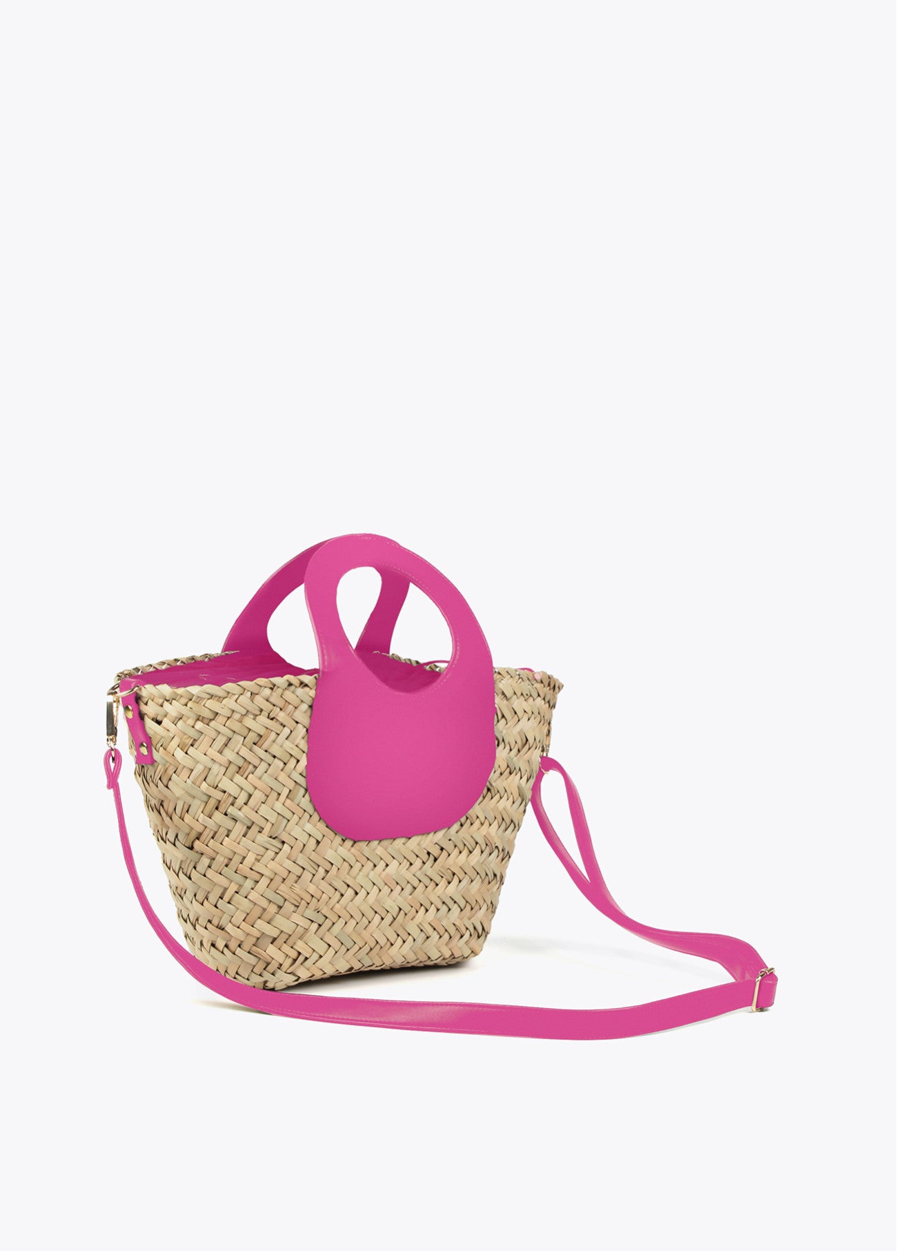 CAPAZO PEQUEÑO CON TACHUELAS ROSA