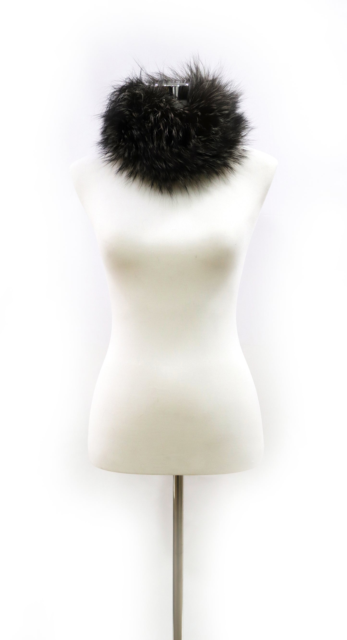 CUELLO DE ZORRO ELÁSTICO DE PELO DIFERENTES COLORES