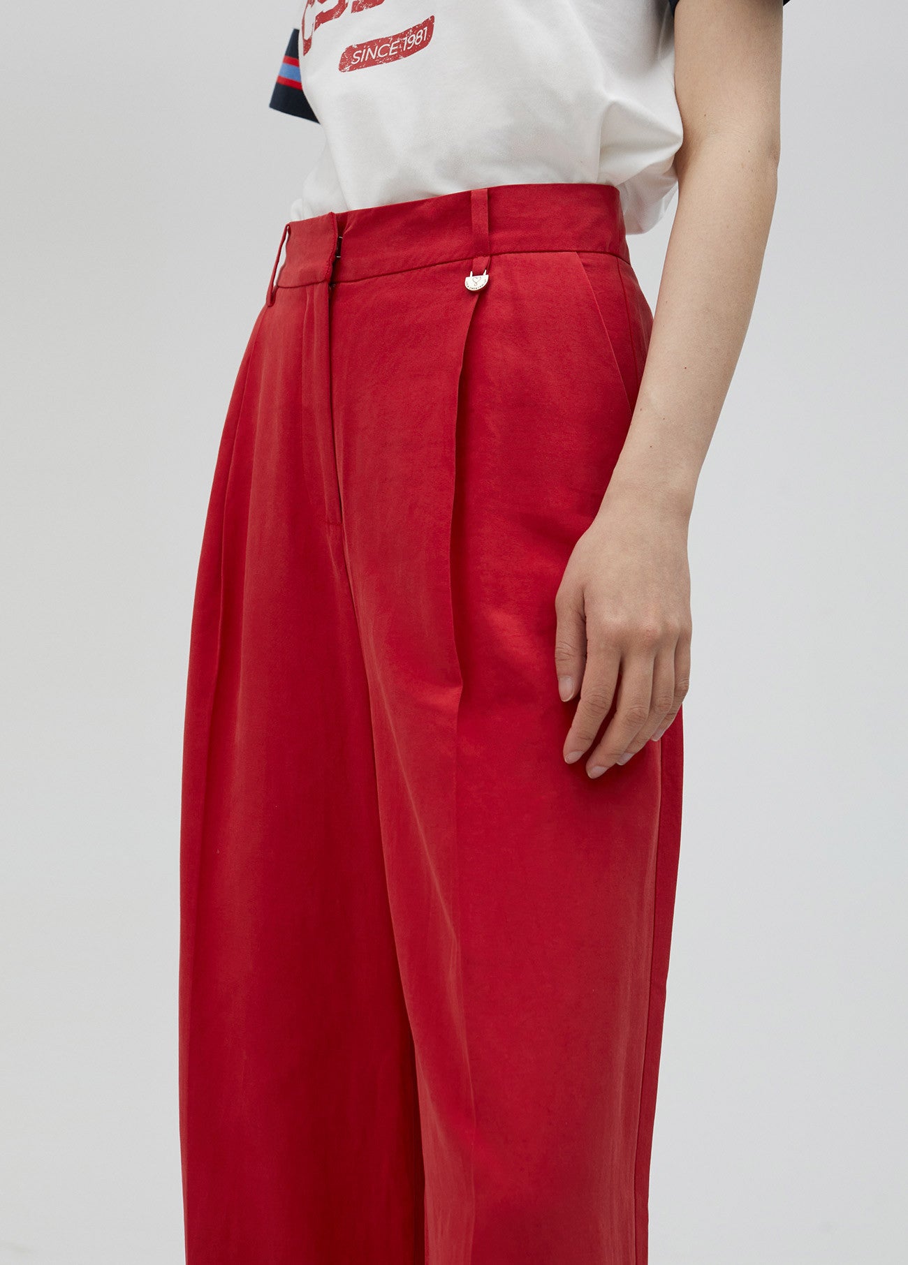 PANTALÓN PALAZZO ROJO