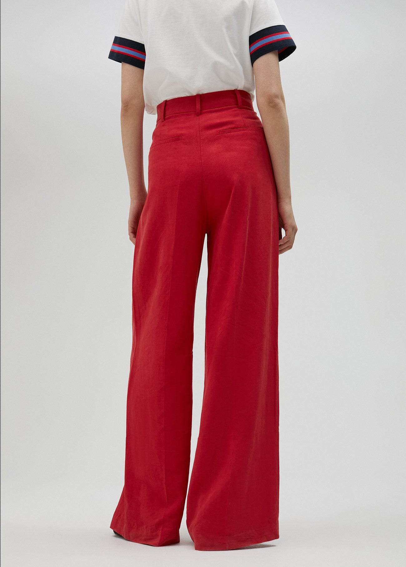 PANTALÓN PALAZZO ROJO