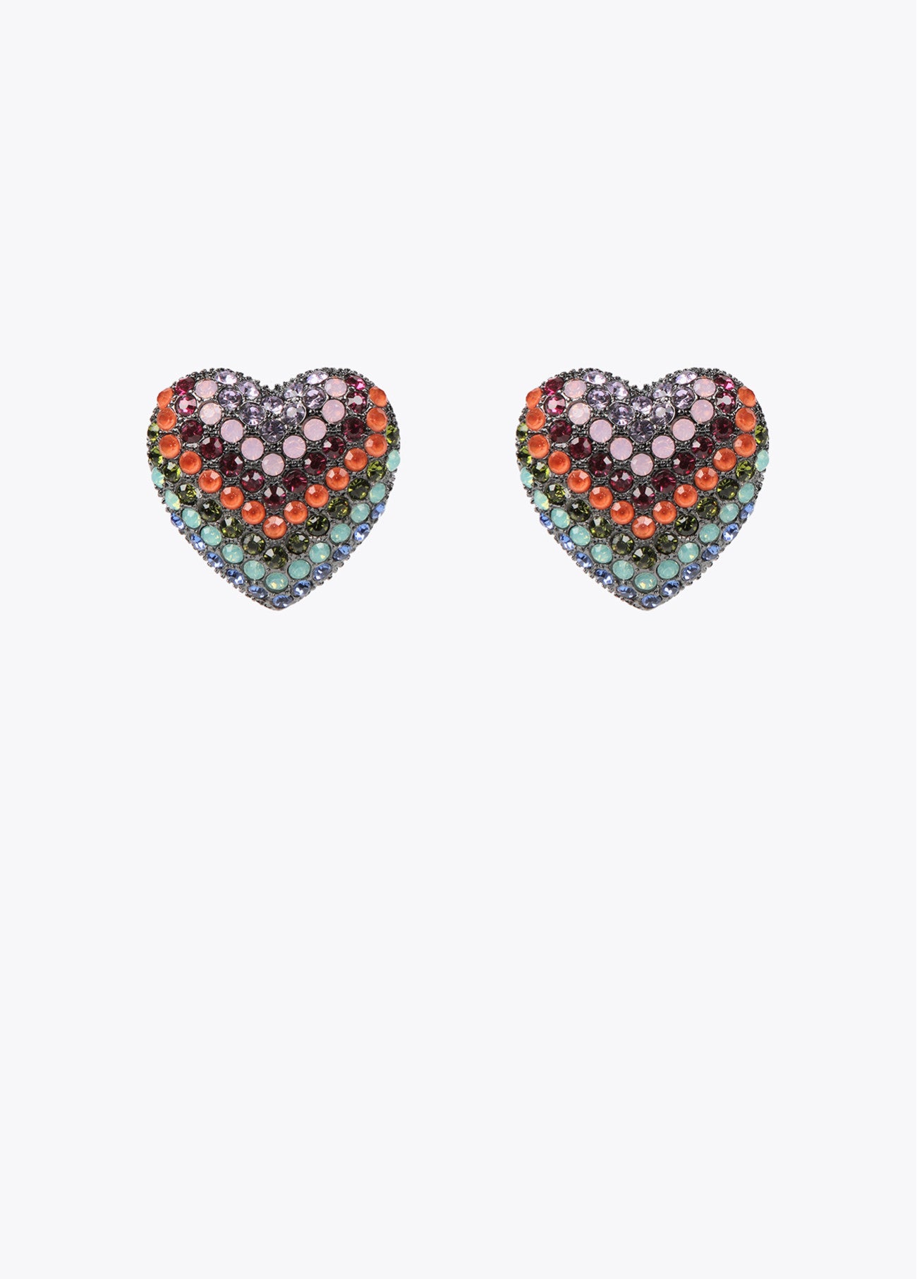 PENDIENTES MAXI CORAZÓN ARCOÍRIS