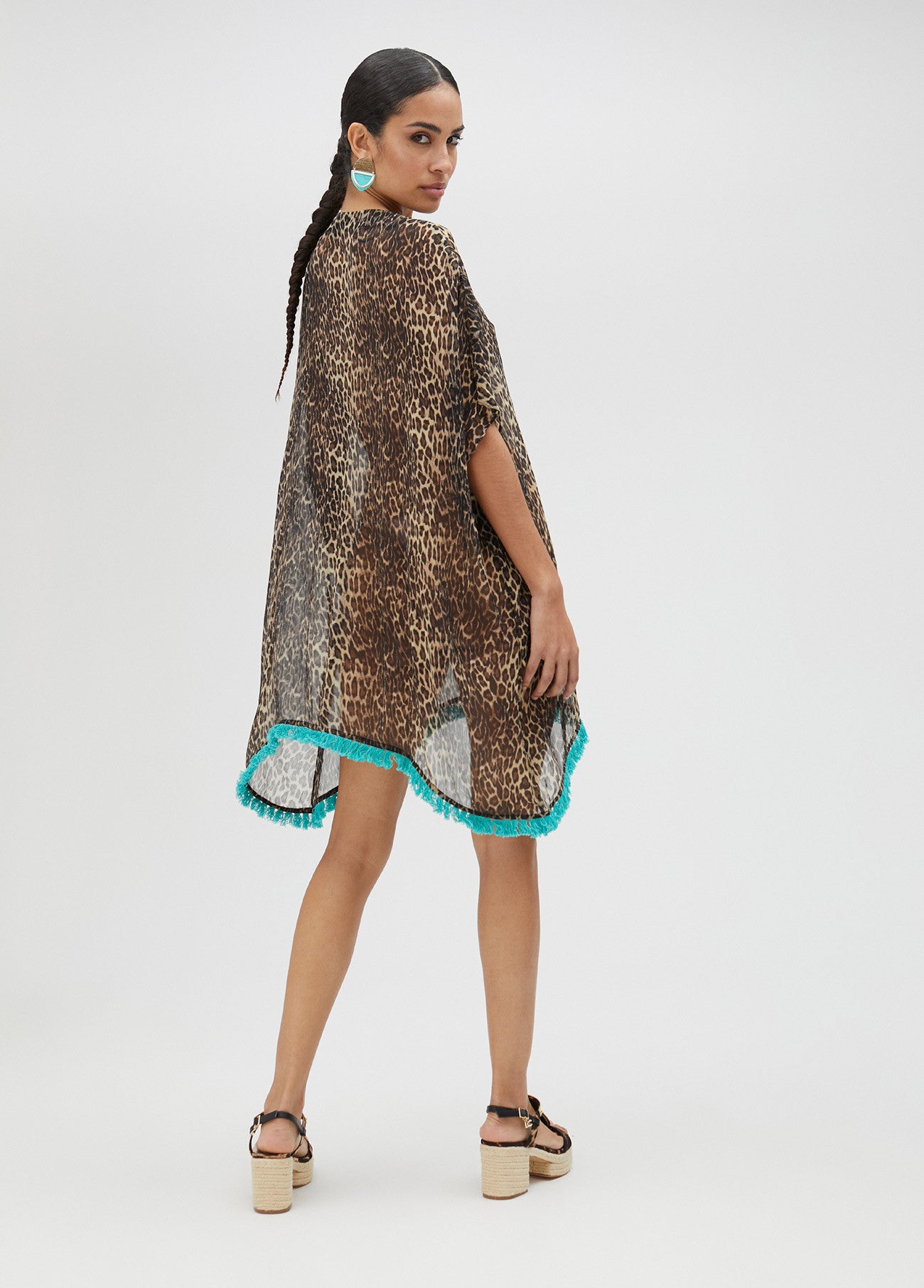 VESTIDO CORTO ANIMAL PRINT