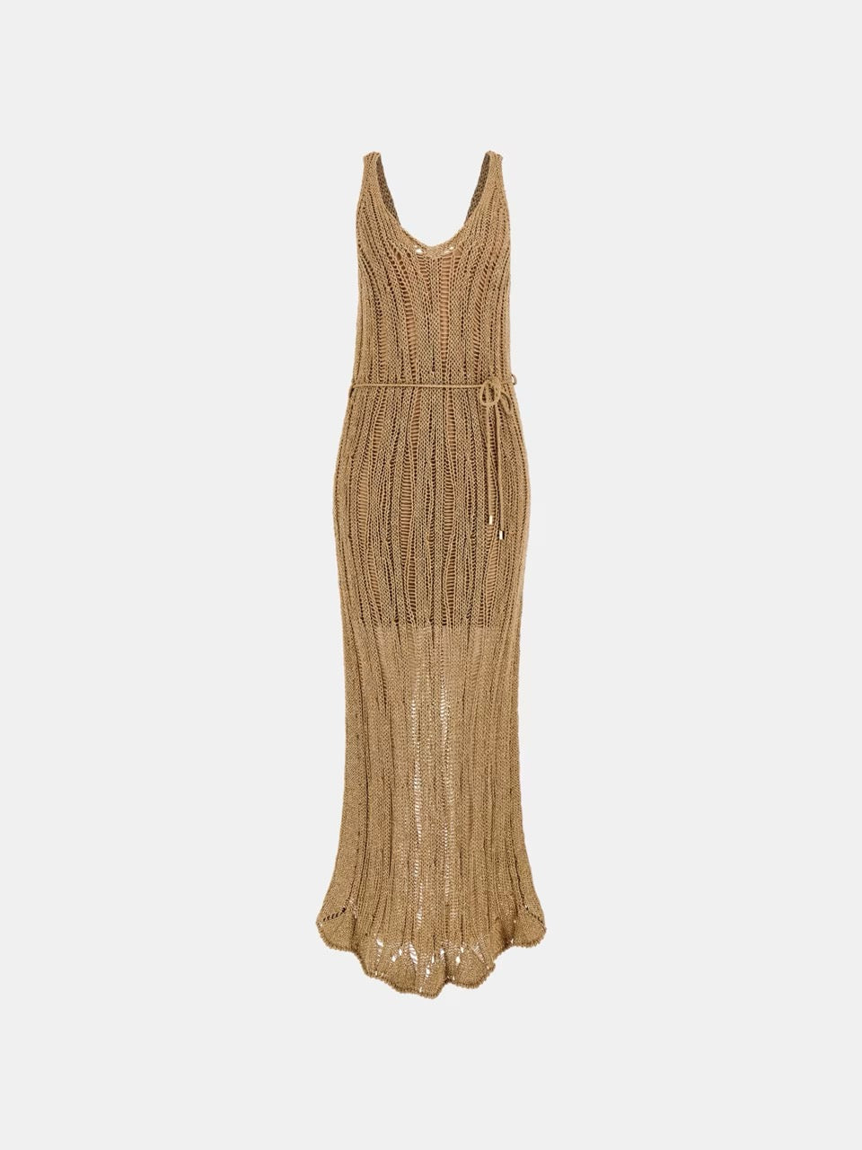 VESTIDO LARGO DE PUNTO CALADO DE MARCIANO BY GUESS
