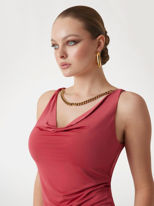 TOP ESTAMPADO FLORAL CORAL DE MARCIANO BY GUESS