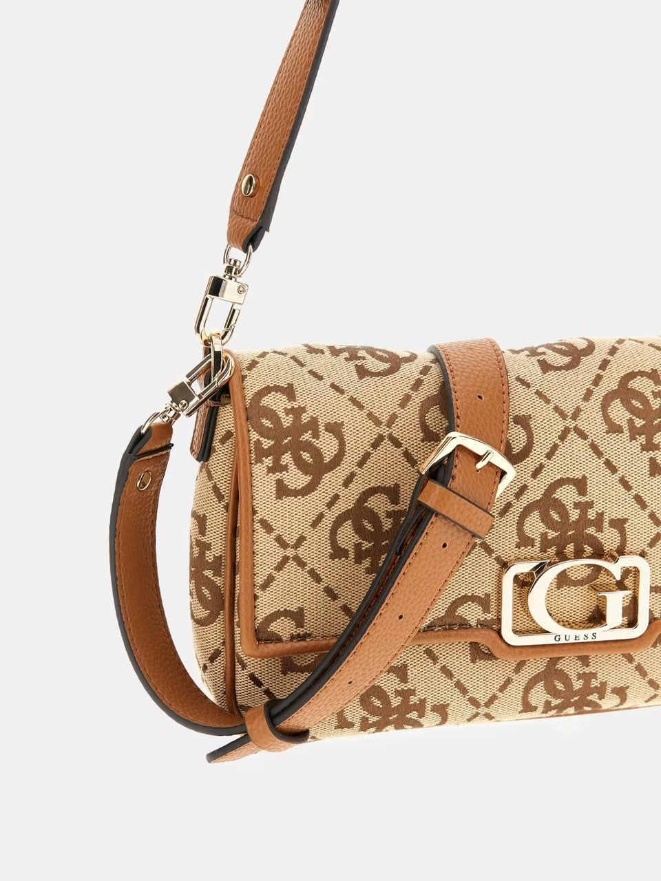 BOLSO AL HOMBRO CIRCE CON LOGOTIPO 4G GUESS