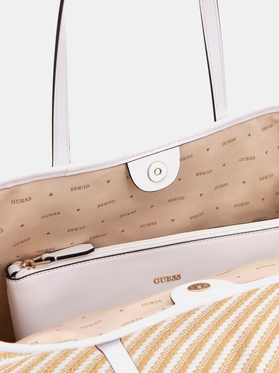 SHOPPER VIKKI II CON POCHETTE BLANCO GUESS