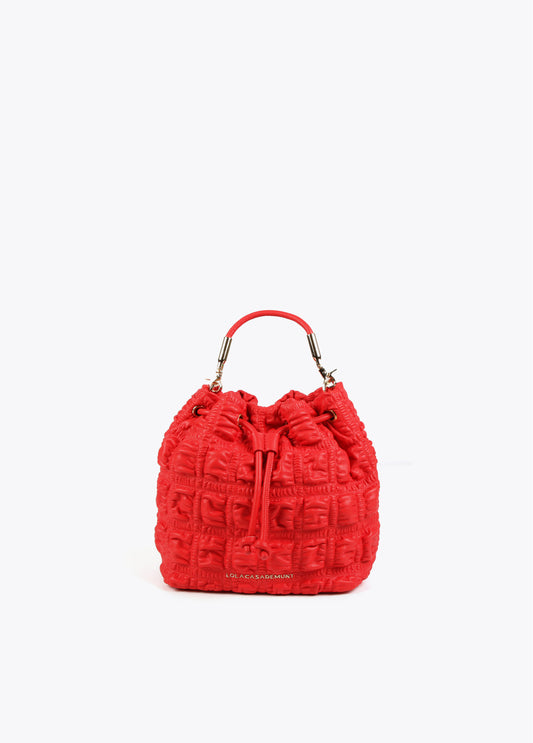 BOLSO BANDOLERA MATELASSÉE ROJO