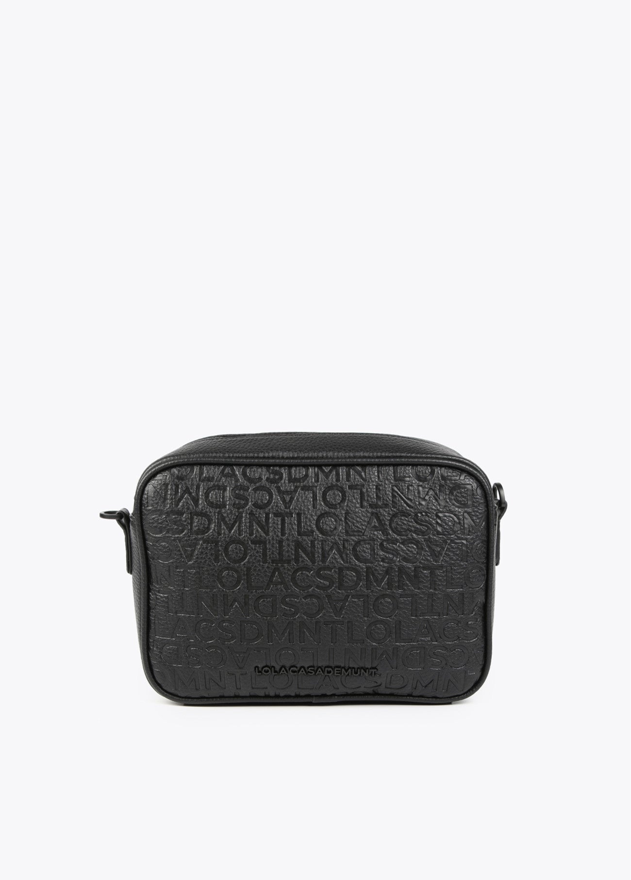 BOLSO BANDOLERA MONOGRAMA NEGRO