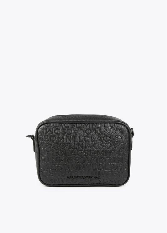BOLSO BANDOLERA MONOGRAMA NEGRO