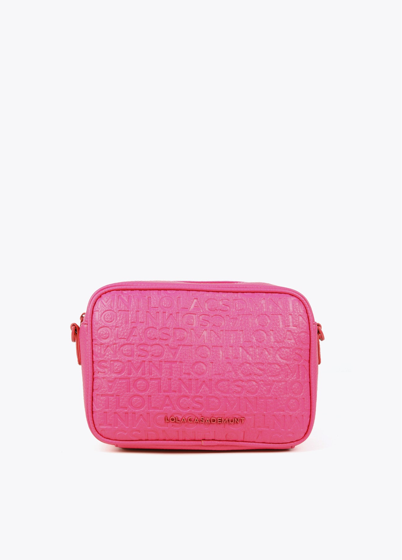 BOLSO BANDOLERA MONOGRAMA FUCSIA