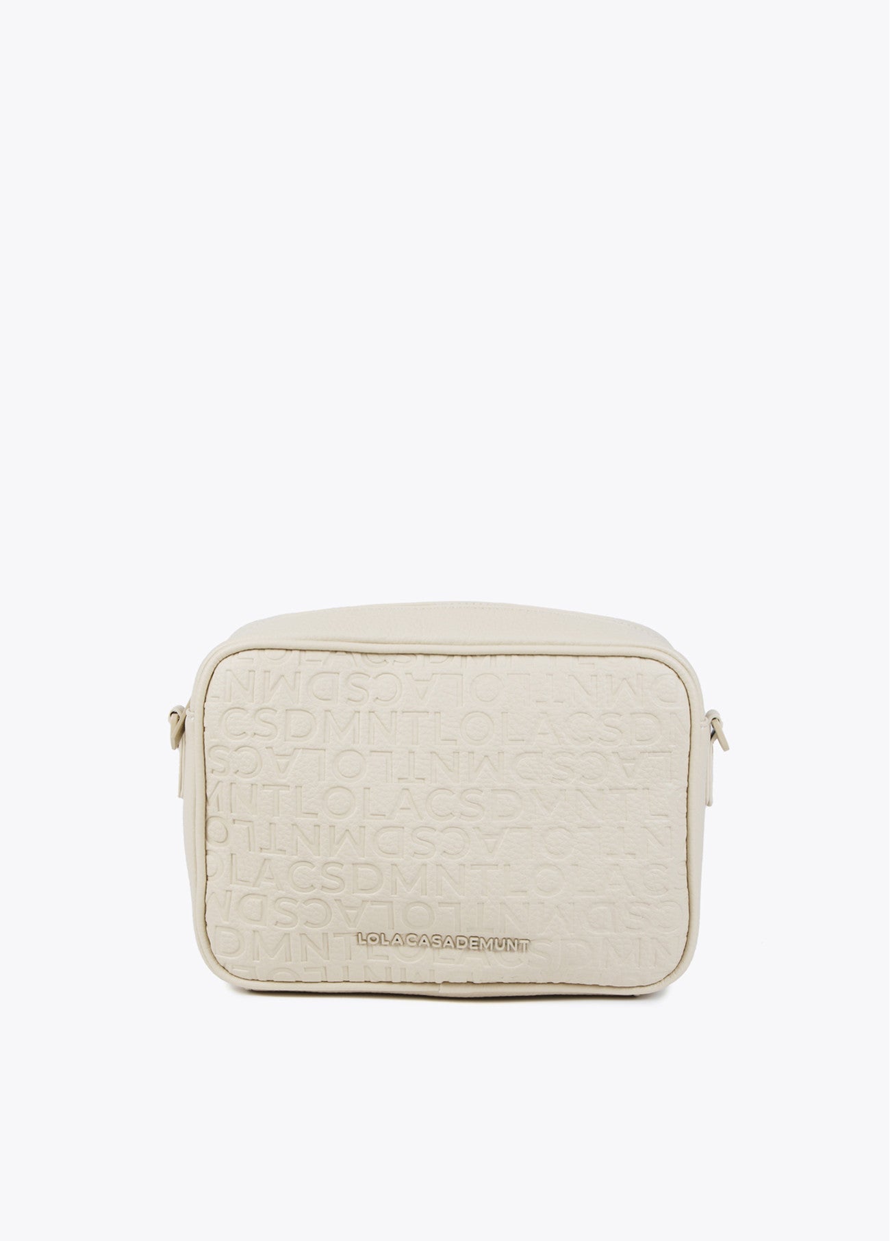 BOLSO BANDOLERA MONOGRAMA BEIGE