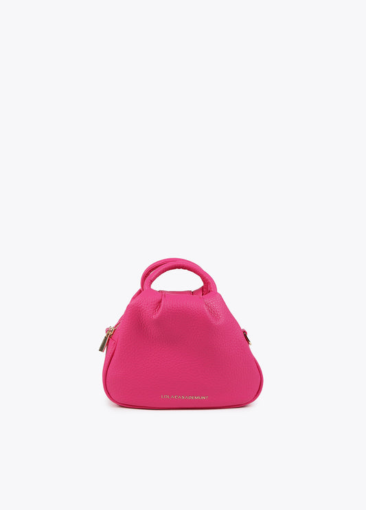 BOLSO BANDOLERA TRENZADA FUCSIA