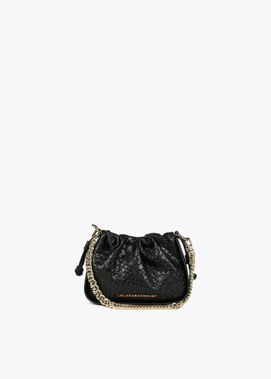 BOLSO BANDOLERA TRENZADA CON CADENA