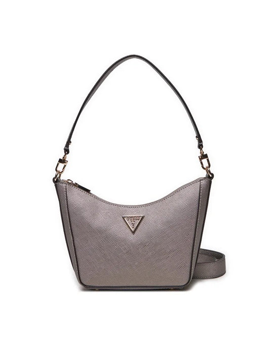 BOLSO DE HOMBRO GUESS ECO GLORIANA PLATEADO
