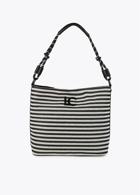 BOLSO SHOPPER RAYAS