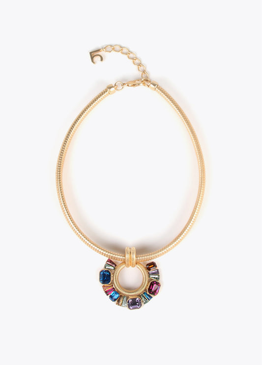 COLLAR GARGANTILLA CON ARO FRONTAL