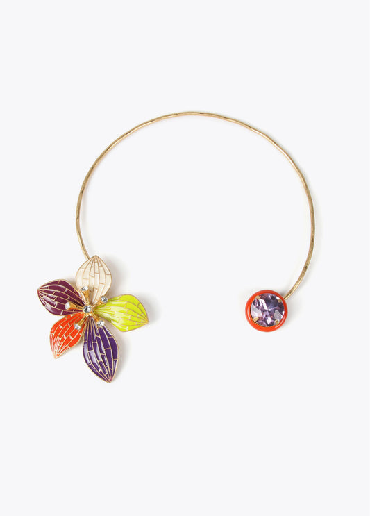 COLLAR GARGANTILLA ORQUÍDEA
