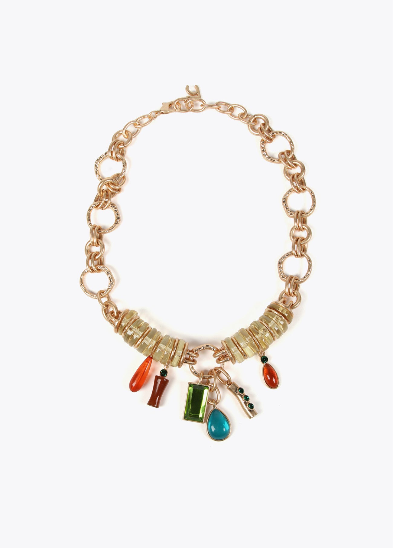 COLLAR PIEZAS ACRÍLICAS COLORES