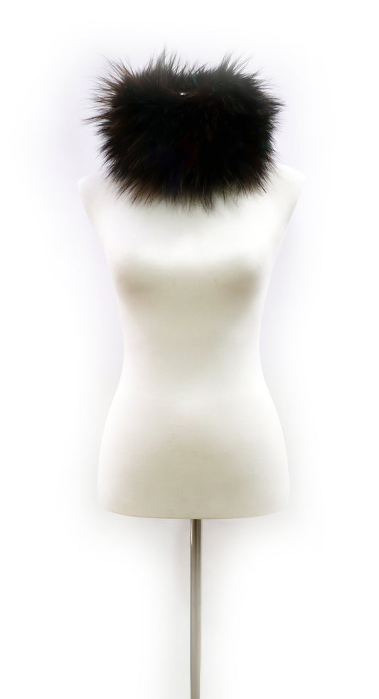CUELLO DE ZORRO ELÁSTICO DE PELO DIFERENTES COLORES
