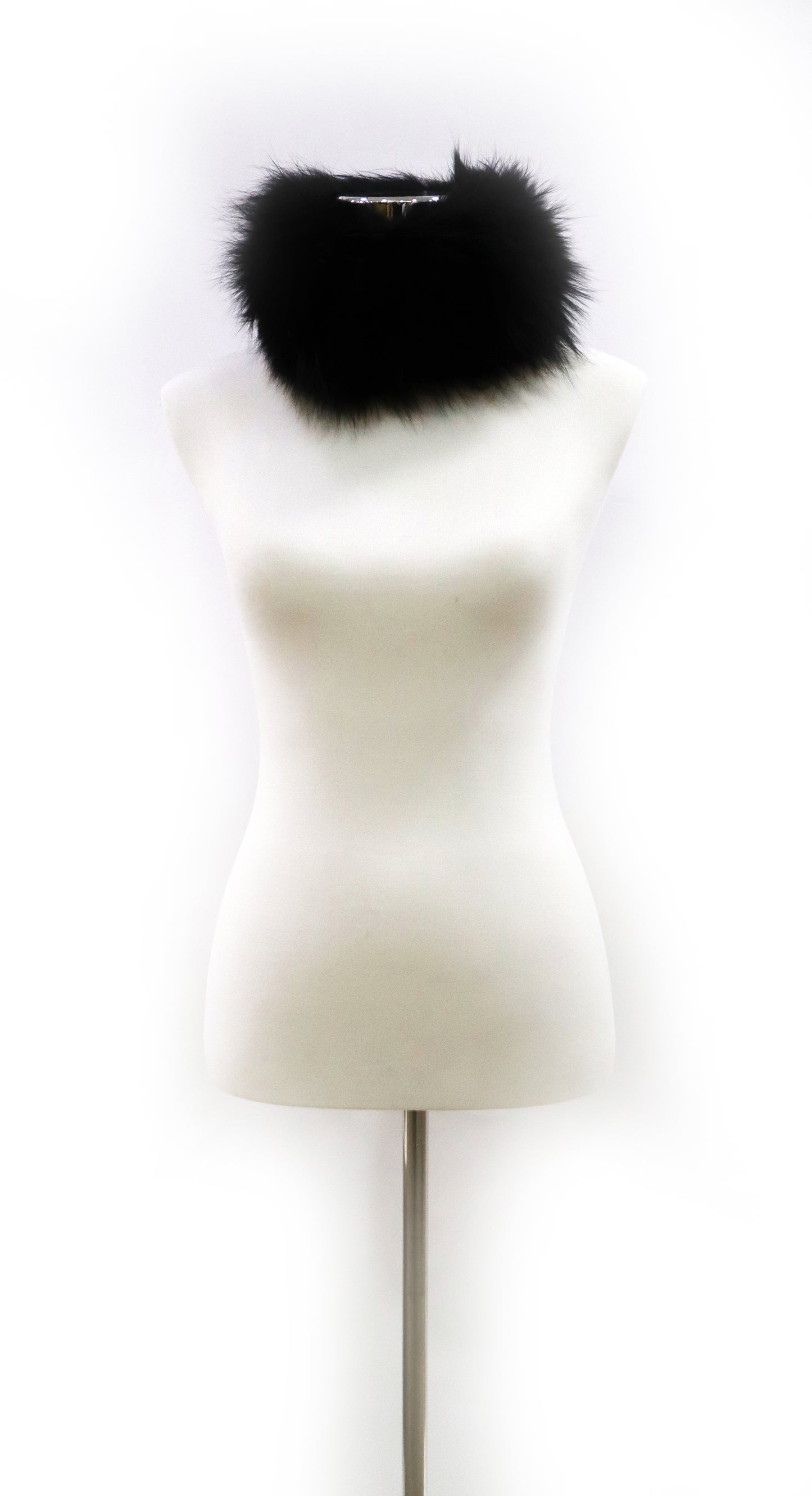 CUELLO DE ZORRO ELÁSTICO DE PELO DIFERENTES COLORES