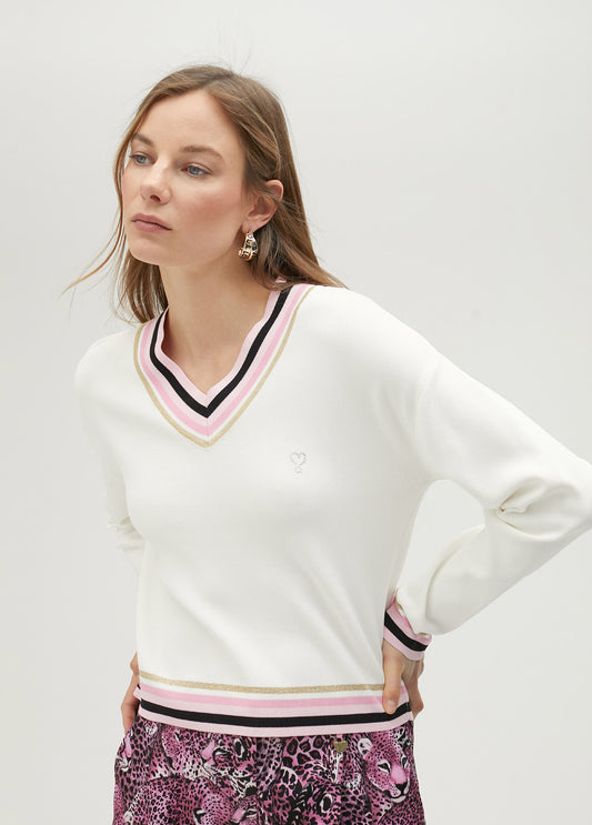 JERSEY CON DETALLE COLOR CRUDO