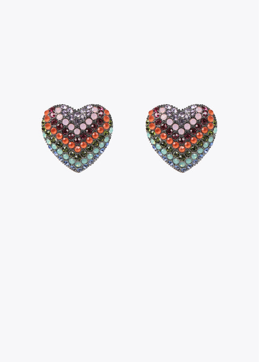 PENDIENTES MAXI CORAZÓN ARCOÍRIS