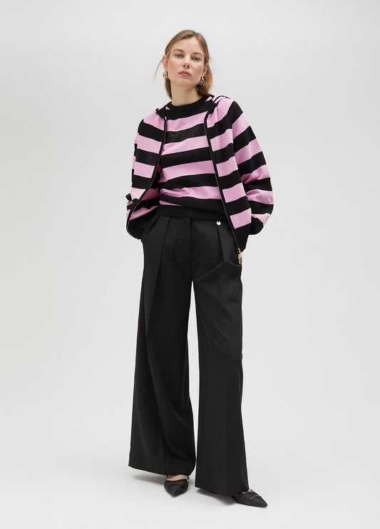 SUDADERA DE PUNTO CON CAPUCHA