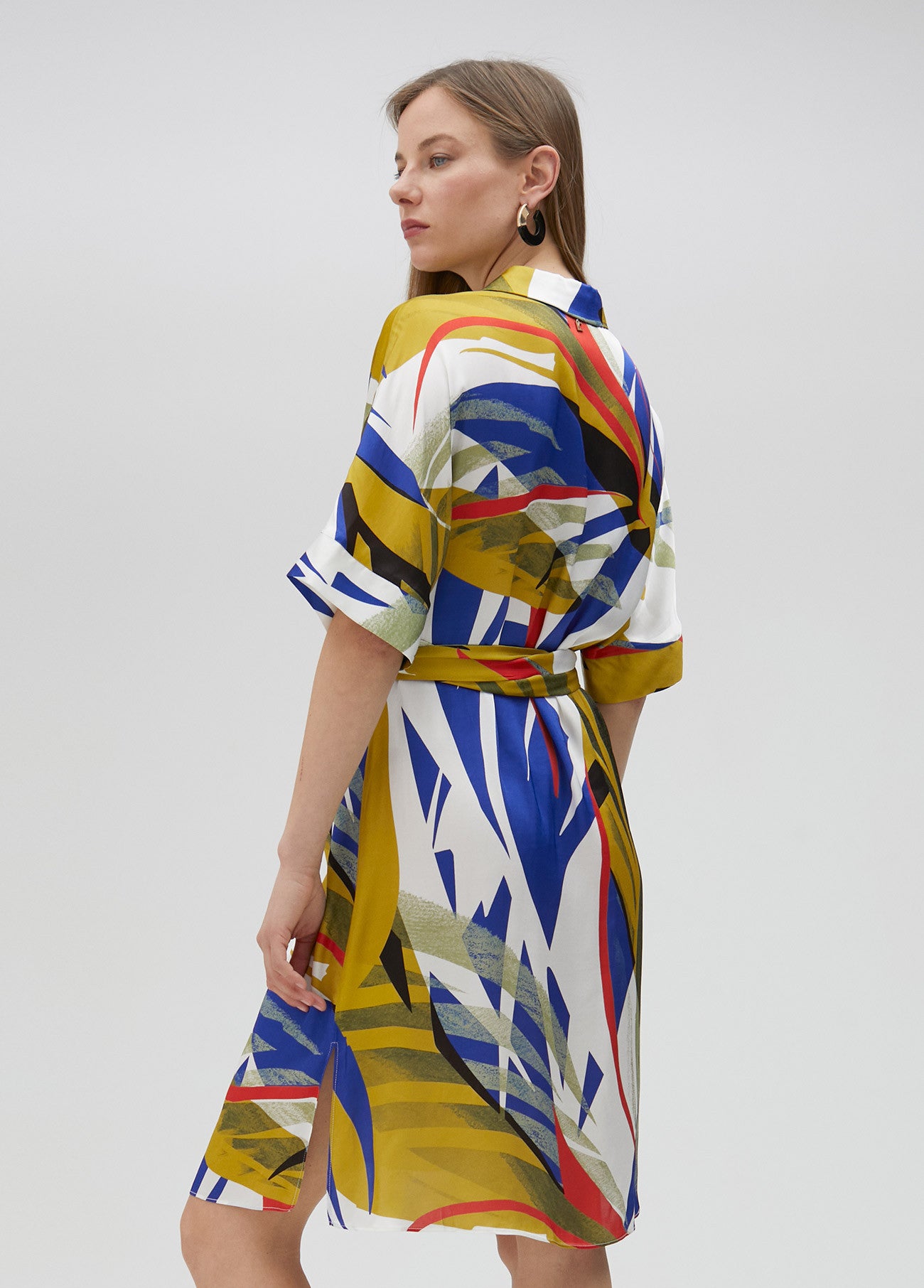 VESTIDO CORTO ESTAMPADO
